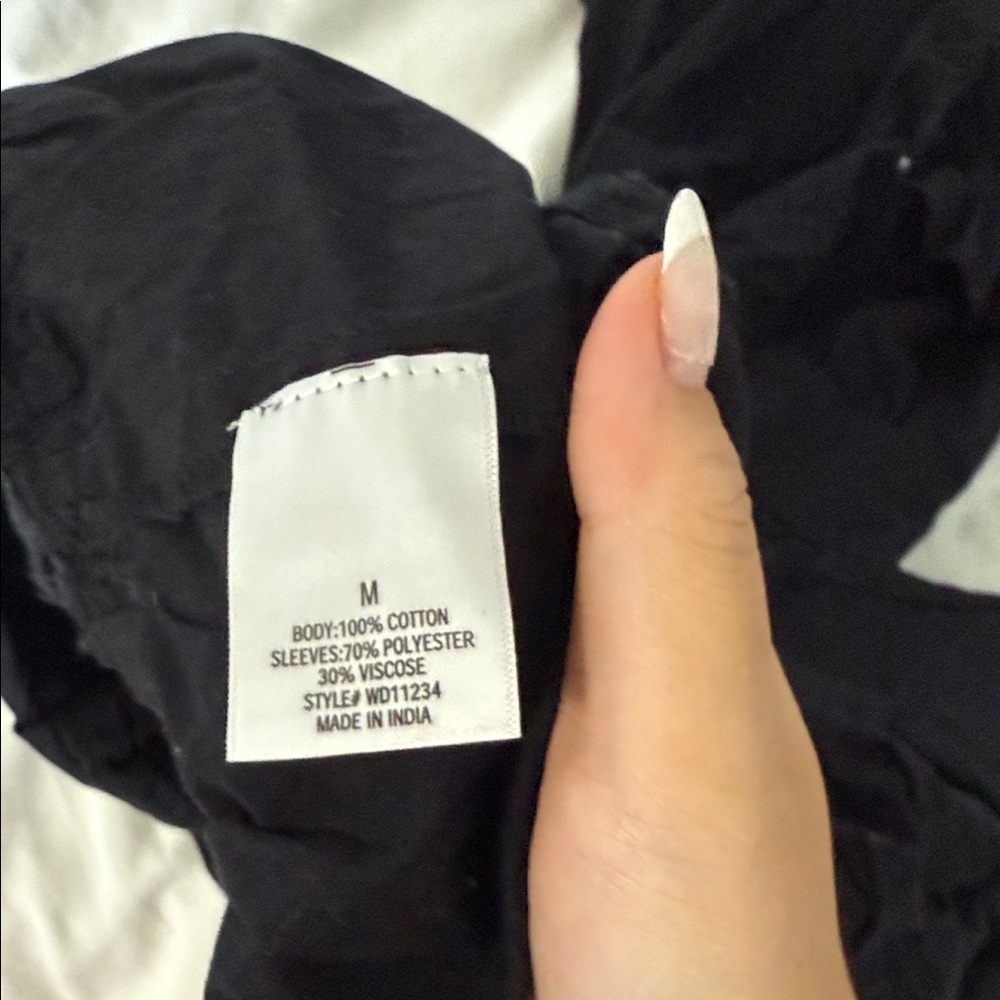 Francesca's Black Ruffled Mini Dress - Picture 5 of 5